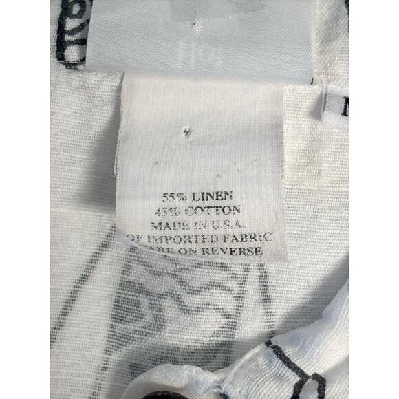 Hot Cotton by Marc Ware African Village Print Shirt | Boxy Button-Down Linen Top - Picture 5 of 7